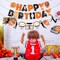 Basketball Happy Birthday Banners,Basketball Themed Party Decorations, Basketball Themed Party Supplies Basketball Slam Dunk Garland Birthday Party Bunting Sign for Kids Teenagers Boys Men
